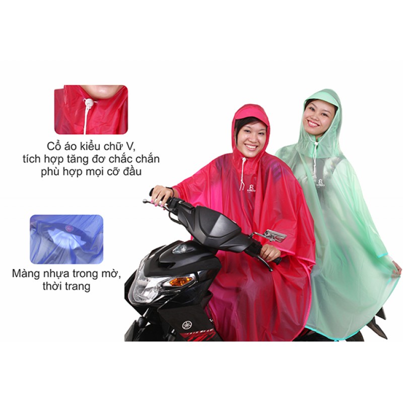 Áo mưa b ướm Rando trong màu thời trang