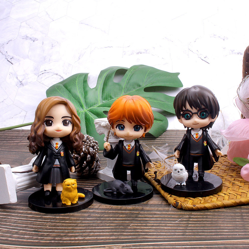 Set 3 Mô Hình Nhân Vật Phim Harry Potter Dễ Thương