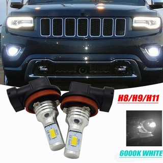 Set 2 Bóng Đèn Pha H8 H9 H11 Led 11000lm 1110w 6000k