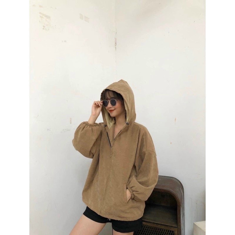 Áo Khoác Da Lộn 2 Lớp, Form Rộng Cánh Dơi, Kiểu Dáng Đơn Giản Trẻ Trung TP016 [NewUnisex]