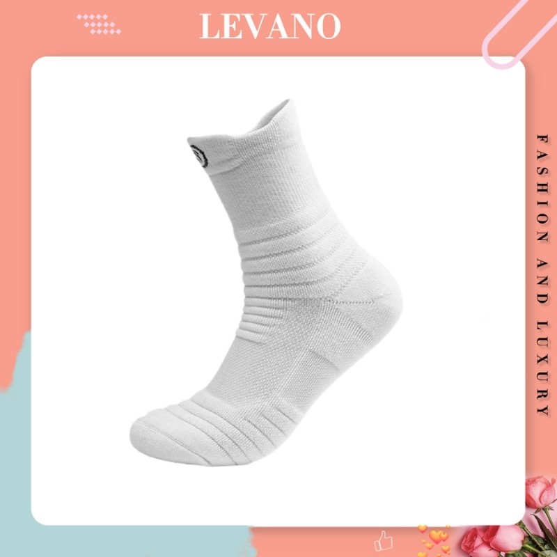 Tất nam cao cổ công sở LEVANO chất liệu cotton co giãn 4 chiều hút ẩm hạn chế thối chân SIZE 35-45 T010