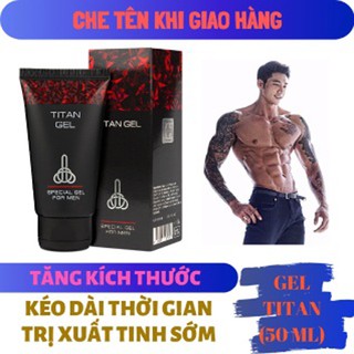 (Lô mới nhất) Titan-Gel-Nga - Gel dành cho nam - hàng chuẩn Nga tăng kích thước cho cậu bé ( Che tên khi nhận hàng )