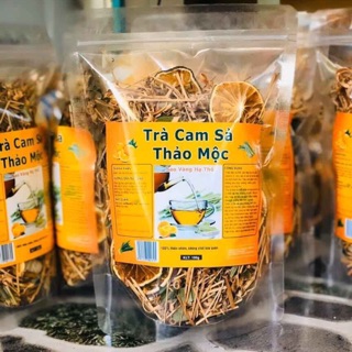 [ 100g ] Trà Cam Sả Lá Dứa Giảm Mỡ Thanh Lọc Cơ Thể