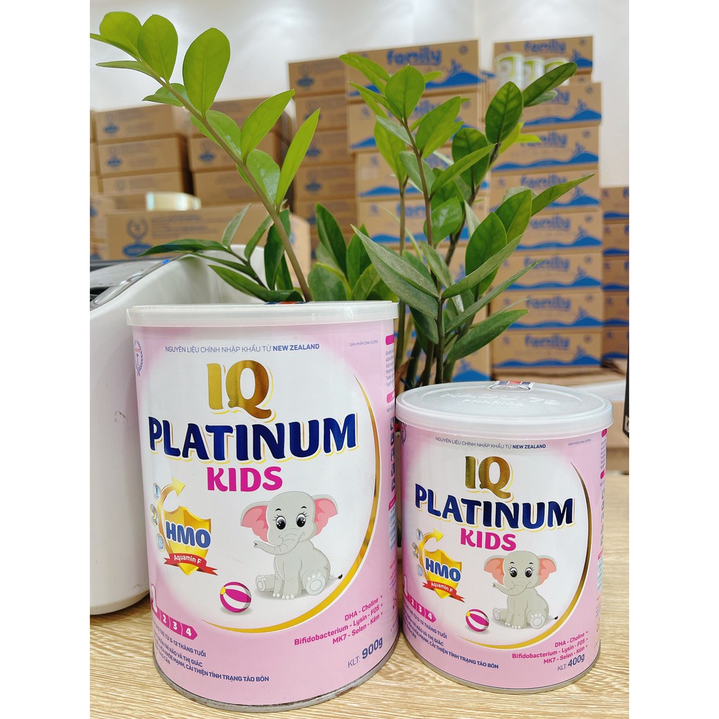 Sữa Bột IQ PLATIUM KIDS số 1 400g/900g (0-12 tháng tuổi)