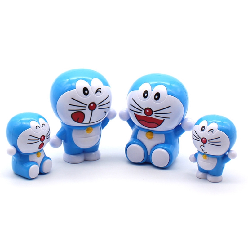 Set 4 Mô Hình Đồ Chơi Nhân Vật Hoạt Hình Doraemon Xinh Xắn