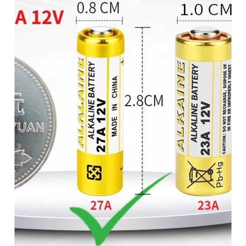 Pin cửa cuốn Alkaline 12V27A 12V27A