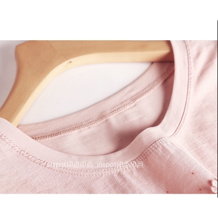 Áo thun tay dài cổ tròn in họa tiết thời trang cho phụ nữ trung niên