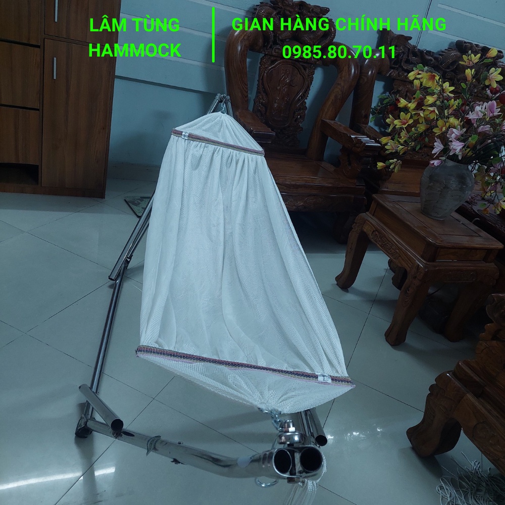 LƯỚI VÕNG CÁN THÉP 50CM, LƯỚI 2 LỚP ĐƠN MÀU