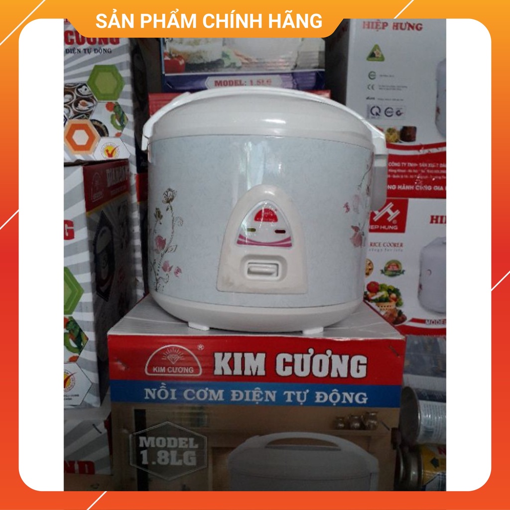 [Mã ELHADEV giảm 4% đơn 300K] Nồi Cơm Kim Cương 1.8LG Nắp Gài Việt Nam GIÁ SỈ SIÊU RẺ