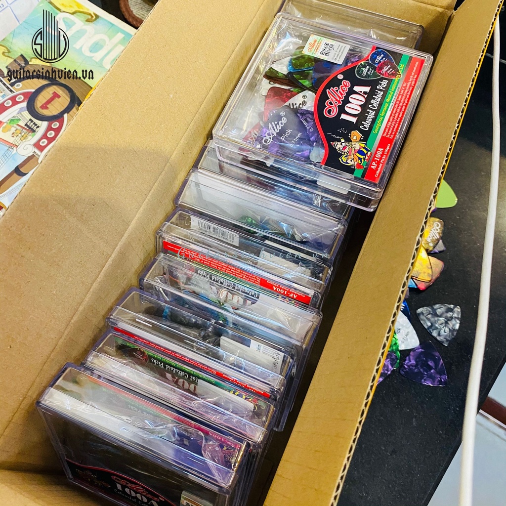 Pick gảy đàn guitar Alice nhiều size