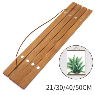 Thanh nẹp gỗ treo tranh canvas trang trí độc đáo