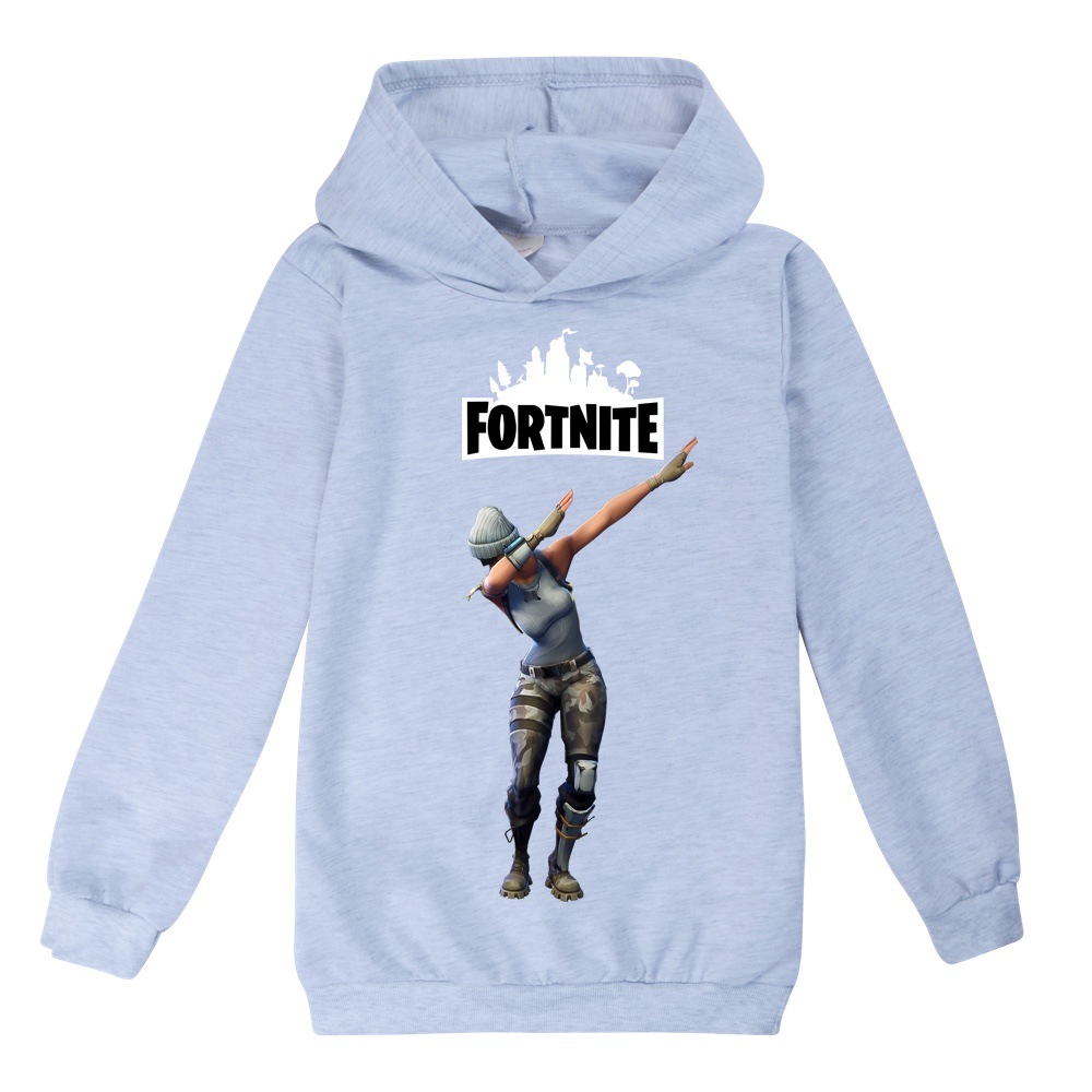 Áo Thun Tay Dài In Hình Game Fortnite Dễ Thương Cho Bé