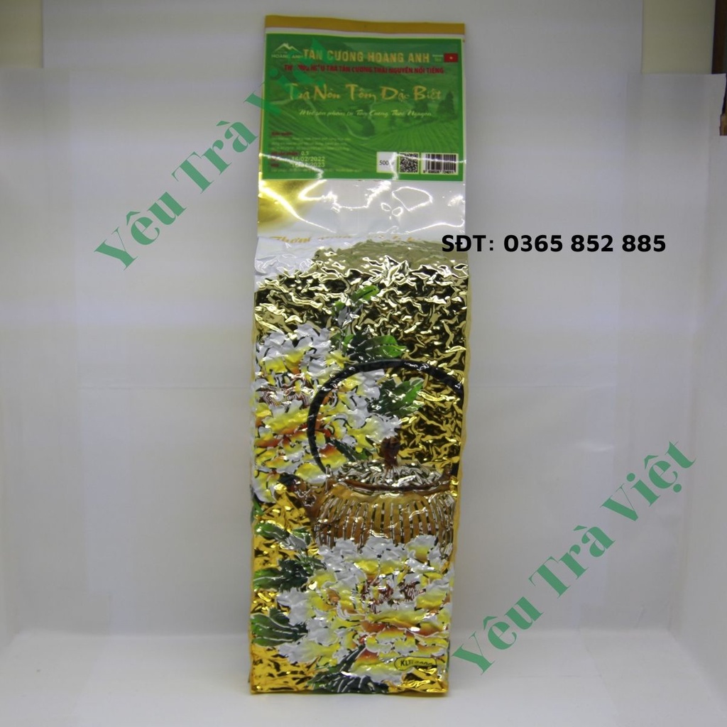 1 Gói Trà Nõn Tôm Đặc Biệt 500g, Chè Tân Cương Thái Nguyên chính gốc, Hút chân không cao cấp