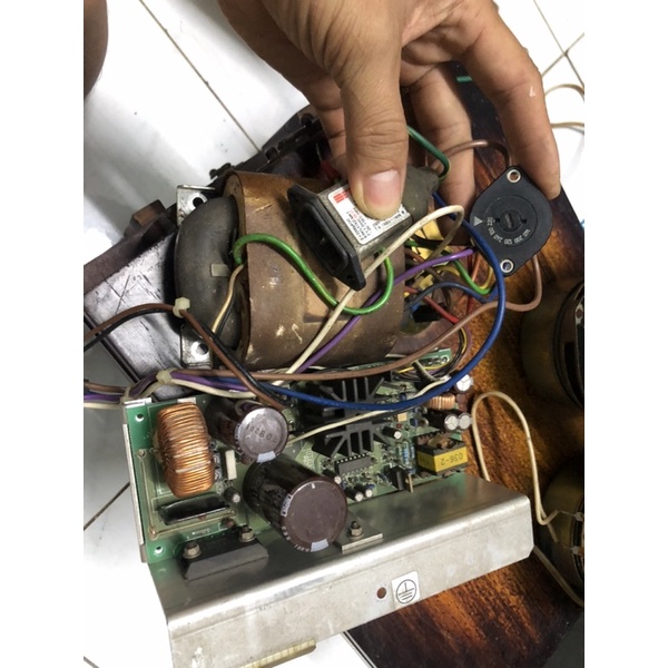 Biến áp nguồn Rcore kèm mạch nguồn zin tháo máy đài truyền hình