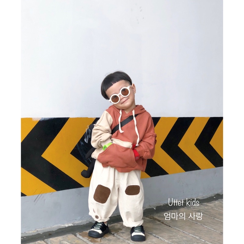 ÁO HOODIE PHONG CÁCH HÀN QUỐC CỰC KỲ ĐẸP DÀNH CHO BÉ GÁI VÀ BÉ TRAI (DA CÁ) 1576