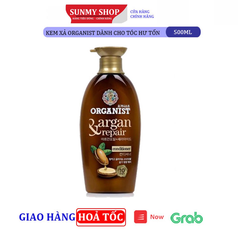 Kem xả Organist Tinh dầu Morocco Argan 500ml