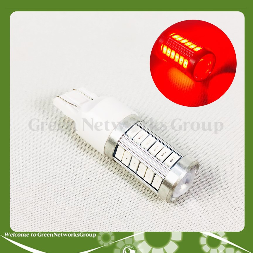 Bóng lùi LED T20 33 Tim 2 chế độ gắn đuôi xe ô tô Greennetworks ( Ánh sáng ngẫu nhiên )