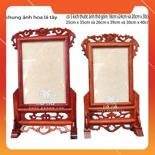 Khung ảnh thờ đơn gia tiên-gỗ hương cao cấp sang trọng