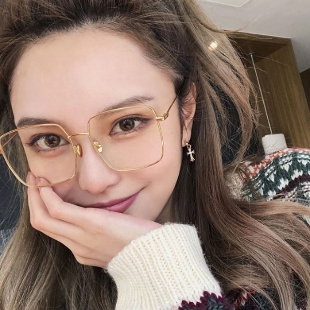 Kính mắt vuông L1 gọng kim loại | BigBuy360 - bigbuy360.vn