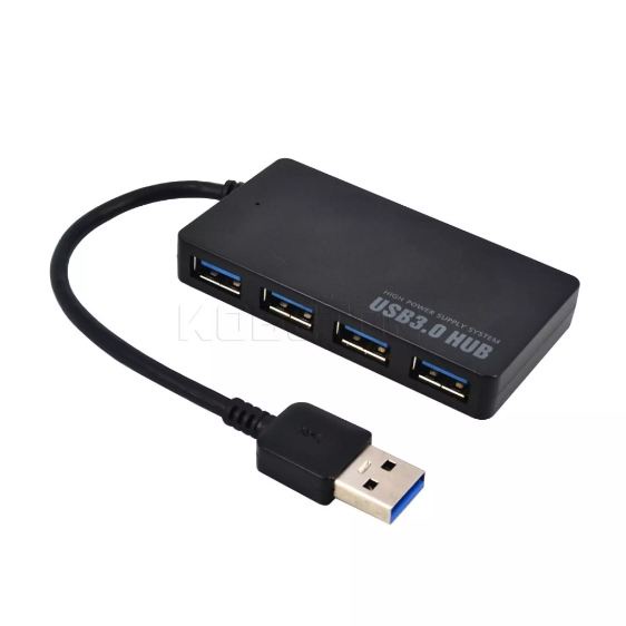 4 Cổng USB 3.0 HUB Siêu Nhanh -Ultra Slim có công tắc -Hub USB 3.0 Bộ Chia USB Siêu Mỏng