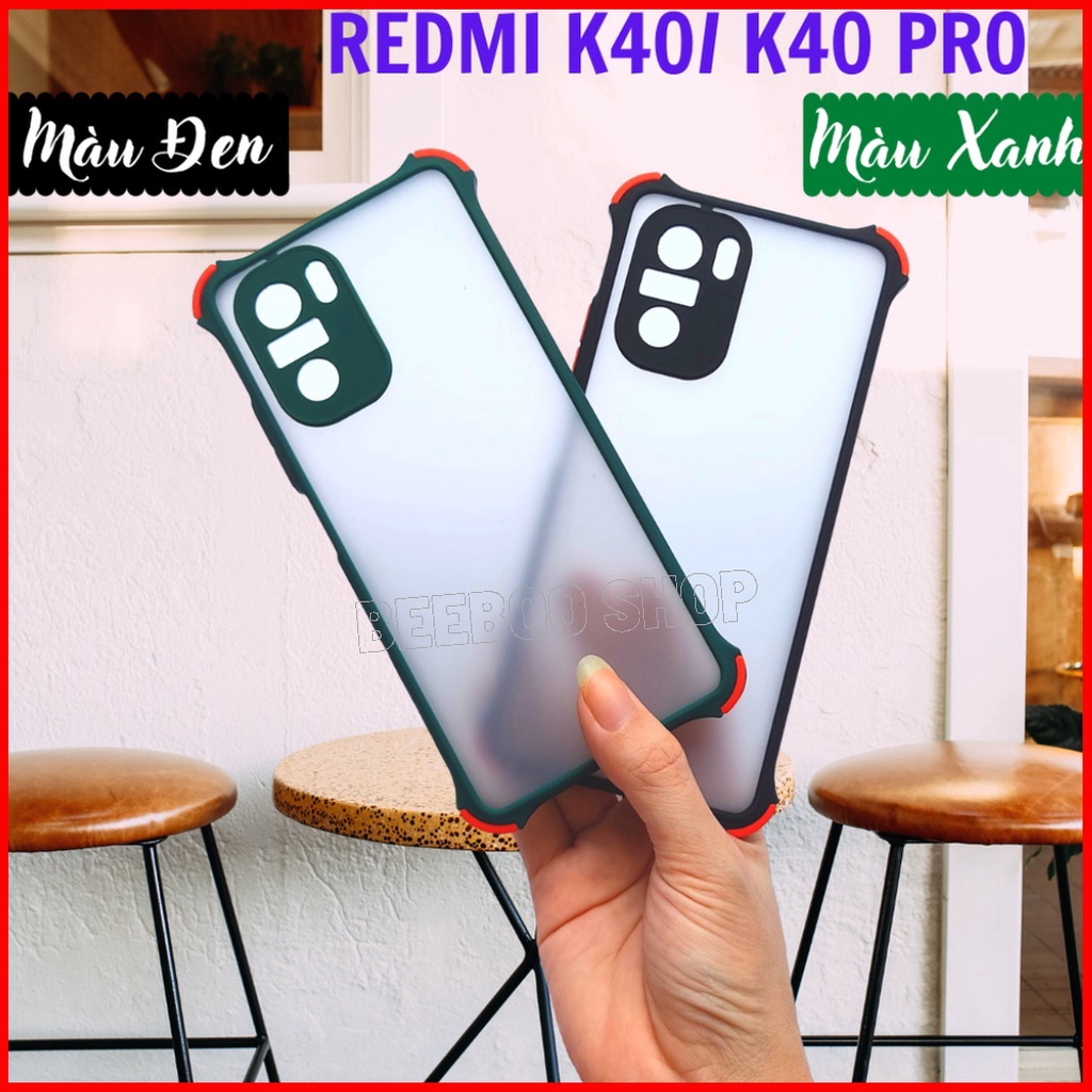 CHỐNG SỐCỐp lưng Bảo vệ Camera Xiaomi Redmi K30/ K30 Pro/ K40/ K40 Pro - Chất liệu Nhám Cao cấp - Chống va đập