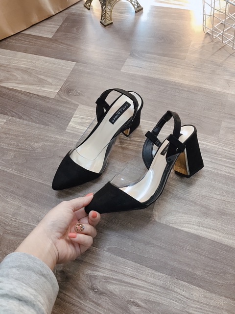 ♥️ Sangdal bít mũi gót vuông 6cm
