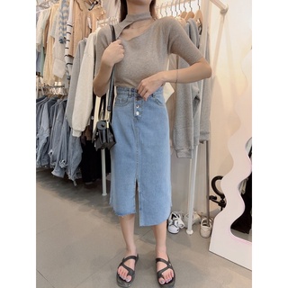 áo len khoét cổ