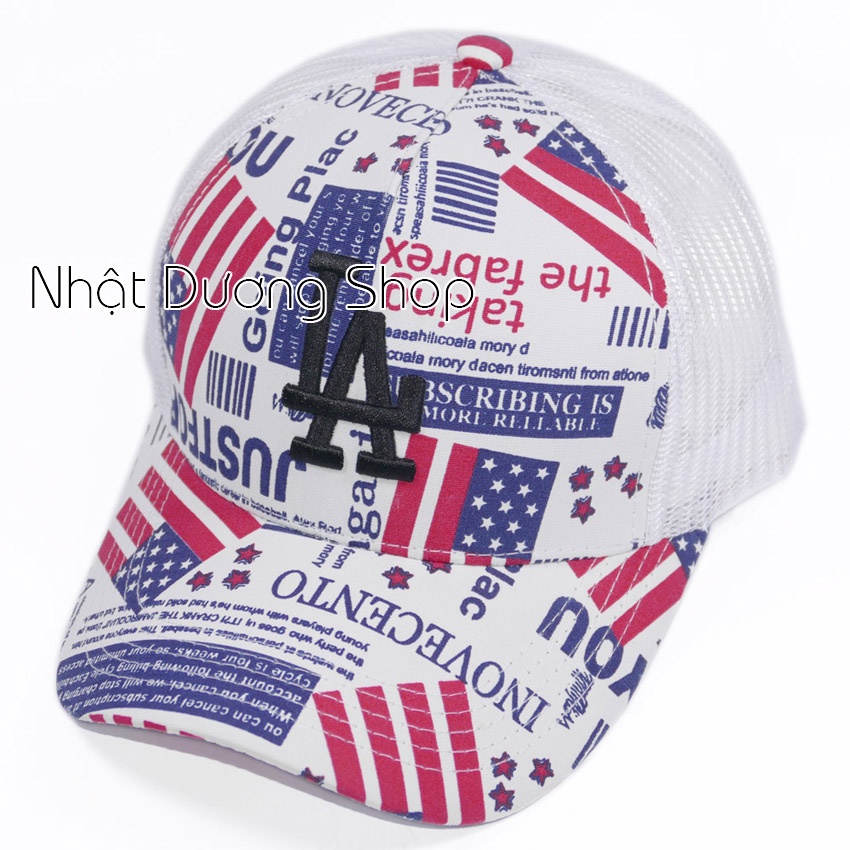 Nón kết lưới LA - Chất liệu Kaki kết hợp với lưới tạo nên sự độc đáo và thoáng mát cho người đội