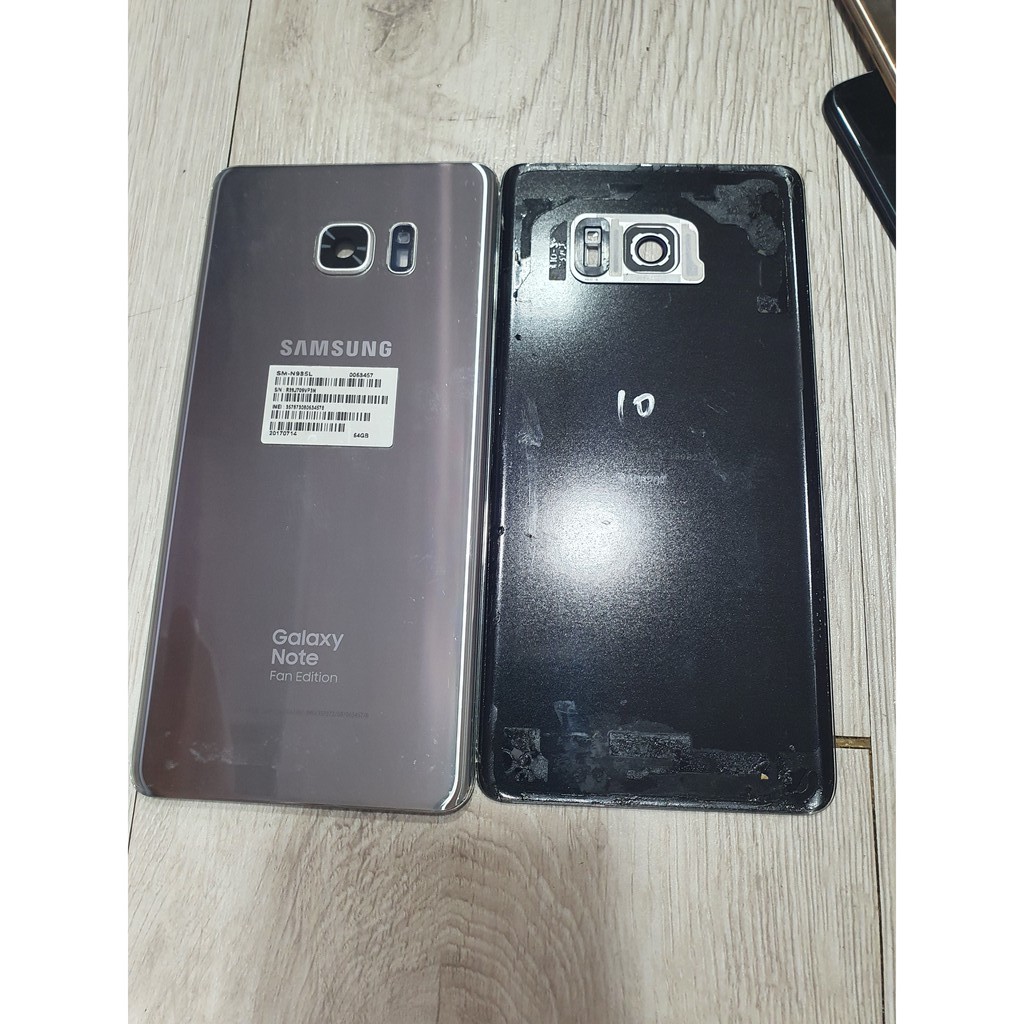 Kính lưng note 7/notefe- n935/note 5 zin bóc máy-new-N920/nắp lưng/vỏ