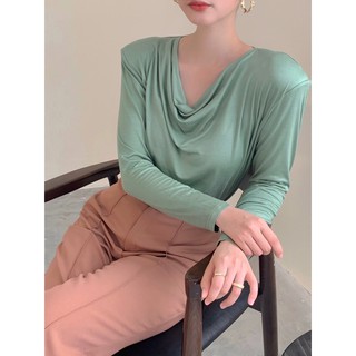 Áo thun cổ đổ - Basic Cowl Top