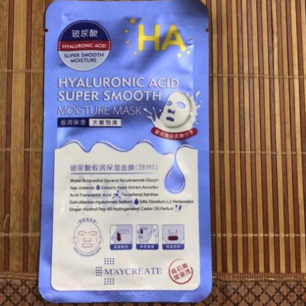 .. Set mặt nạ dưỡng ẩm HA Hyaluronic Acid Super Smooth