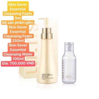 Set Sữa Rửa Mặt Sum Skin Saver Có Tem date 2023