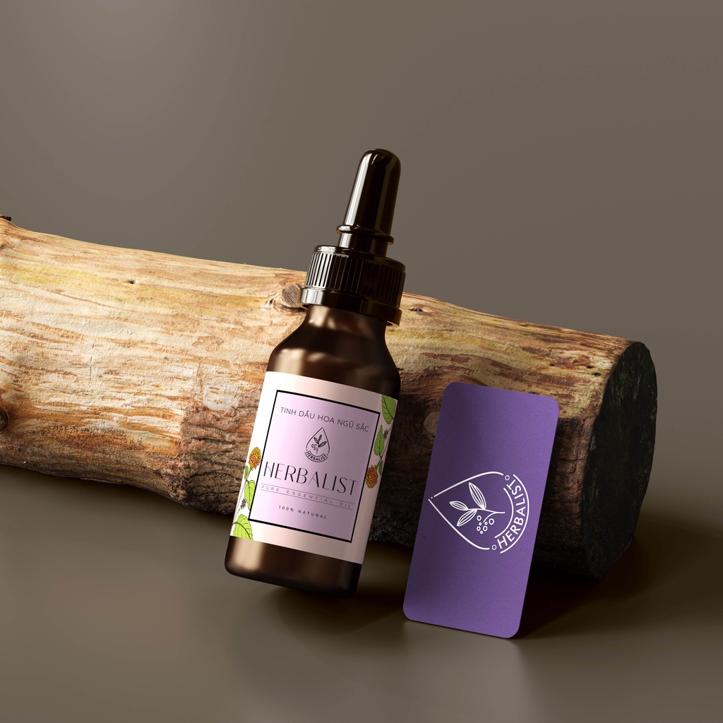 Tinh Dầu Hoa Ngũ Sắc Nguyên Chất Mùi Hương Dễ Chịu Thanh Khiết Trợ Hô Hấp Kháng Khuẩn Kháng V.iê.m