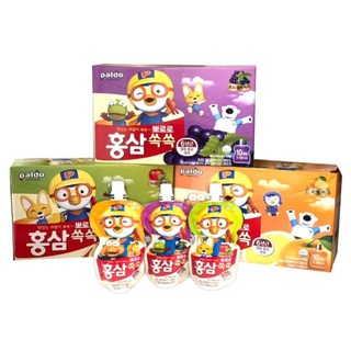 Nước hồng sâm trái cây paldo pororo Hàn Quốc