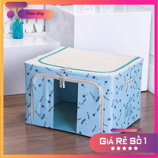 COMBO 2 Túi đựng đồ đa năng có khung sắt  [FREESHIP]