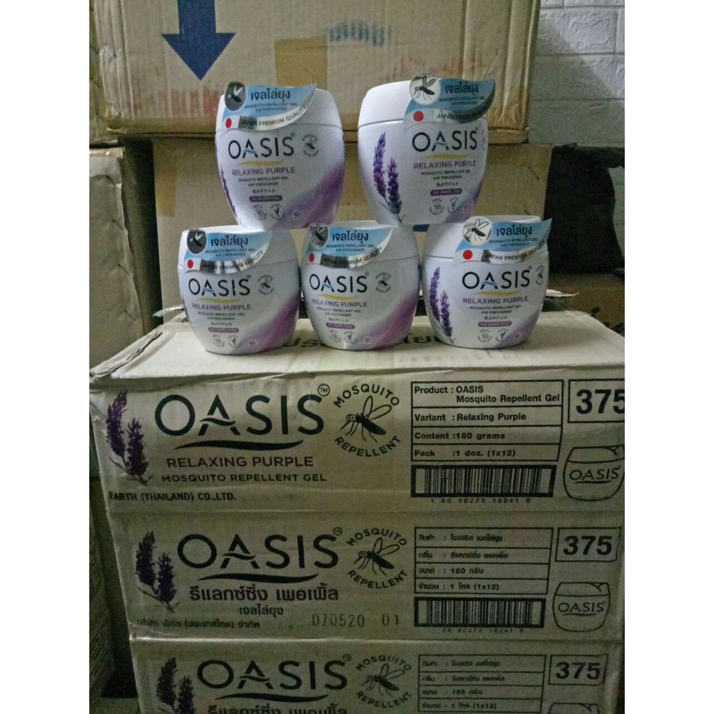 Sáp Thơm Phòng, Đuổi Muỗi OASIS Mosquito Repellent 180g - Thái Lan