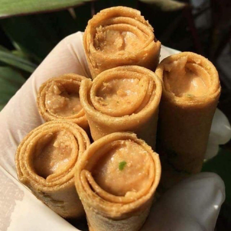 500g/1kg Bánh Ống Ngò Nhân Đậu Phộng Vàng
