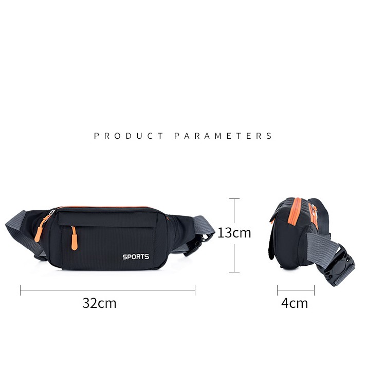 Túi Đeo Ngang Hông Thể Thao Chống Nước Thời Trang | BigBuy360 - bigbuy360.vn
