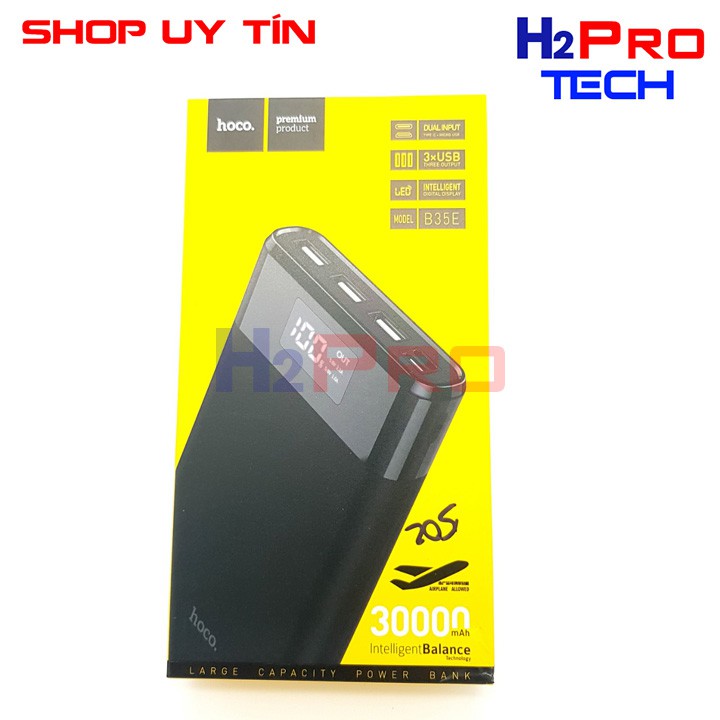 Pin sạc dự phòng Hoco B35E 30000mAh 3xUSB