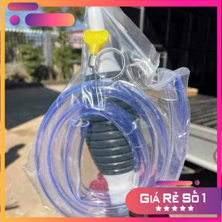 Dụng cụ bơm hút rượu xăng dầu chất lỏng bóp tayFREESHIPống hút xăng dầu chất lỏng bóp tay