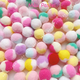 [NHIỀU SIZE] 🌈 HẠT POMPOM, HẠT LEN BÔNG🌈