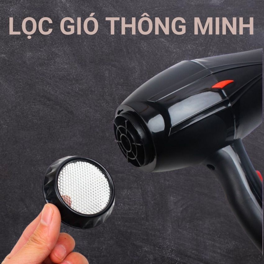 Máy Sấy Tóc Cao Cấp 2 Chiều Nóng Lạnh Tích Hợp Nút Nhiều Chế Độ Không Gây Hư Tổn Tóc Dễ Dàng Tạo Kiểu Kho Sỉ Sài Thành