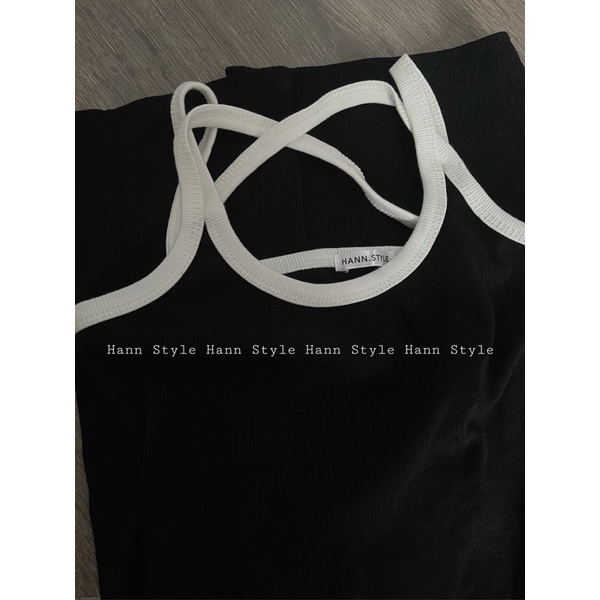 ĐẦM 4 DÂY ĐAN CHÉO ÔM BODY