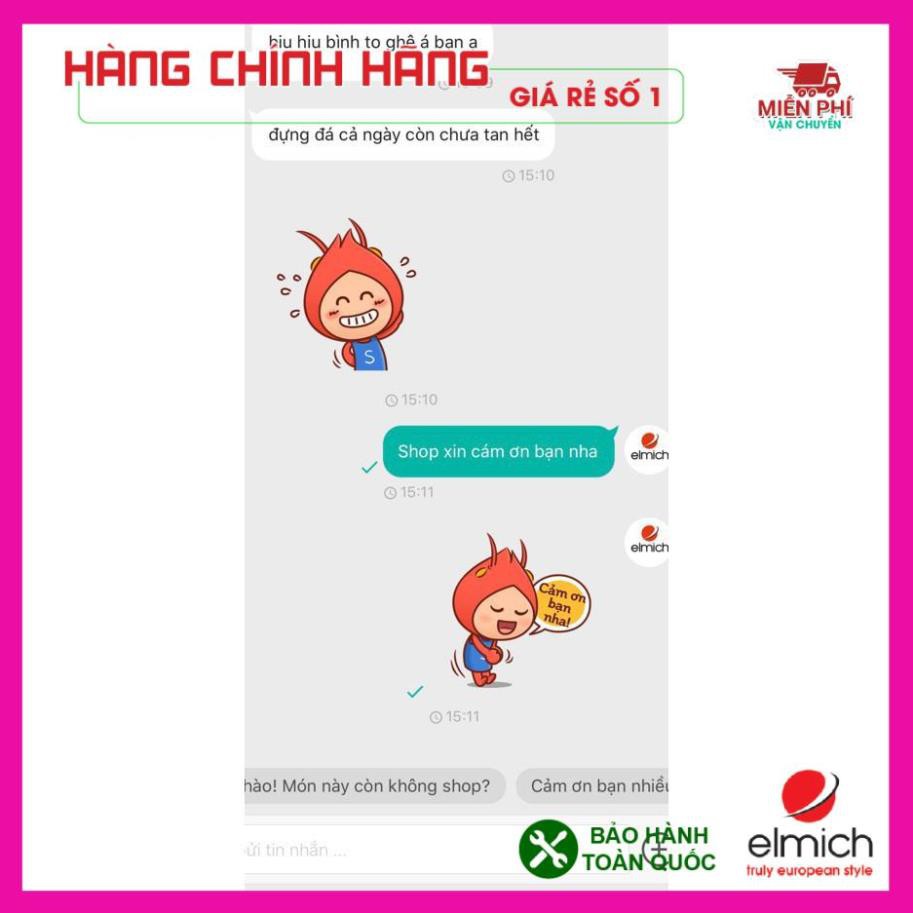 BÌNH GIỮ NHIỆT ELMICH 750ML, BÌNH GIỮ NHIỆT ELMICH NHẬP KHẨU 750ml, GIỮ NHIỆT 24H, CHẤT LIỆU INOX.