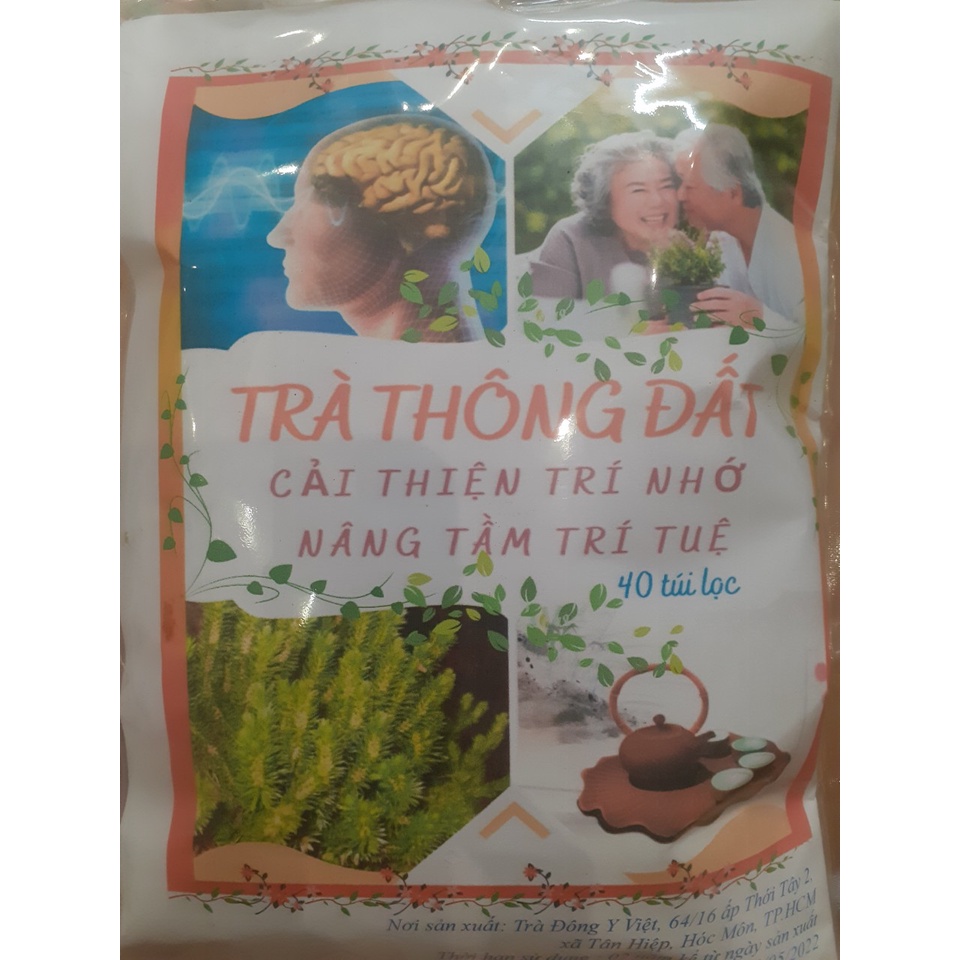 Trà Thông Đất, cải thiện trí nhớ, giảm ho ( 40 túi lọc )