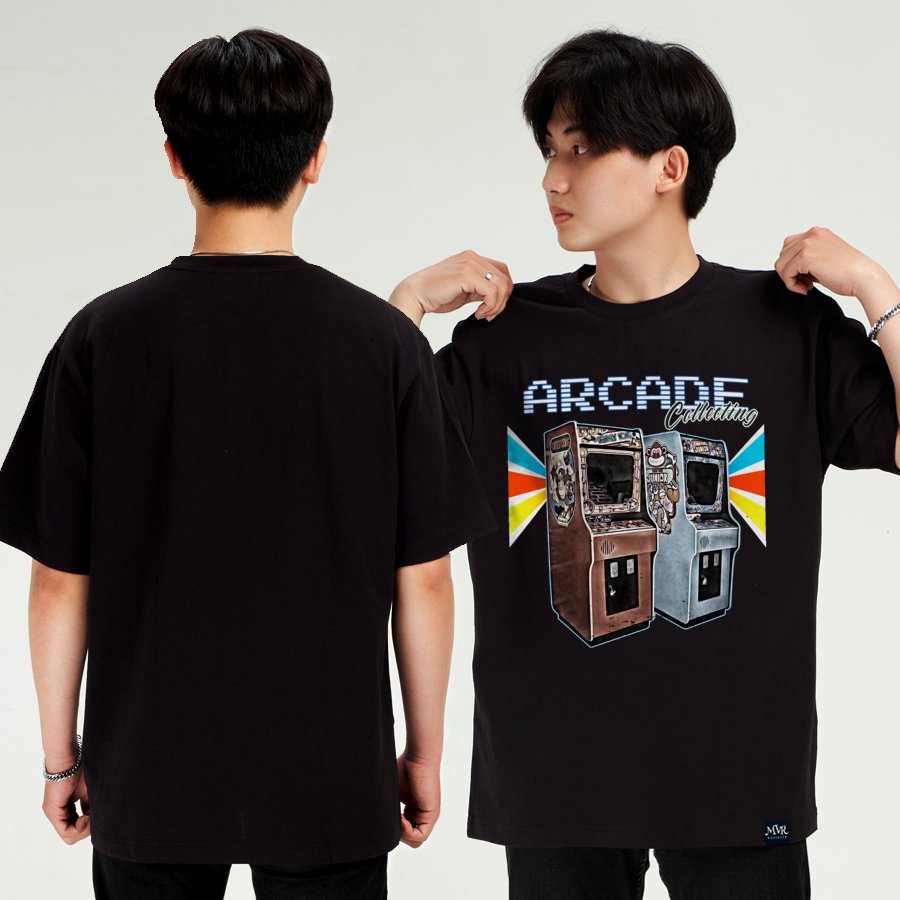 Áo thun Unisex Gamer phông nữ nam Cotton máy game thập niên 80s 1970 1980 1990 MVR KK3854