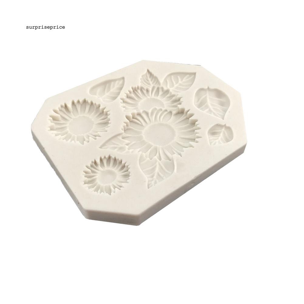 Khuôn silicone làm bánh hình hoa hướng dương xinh xắn