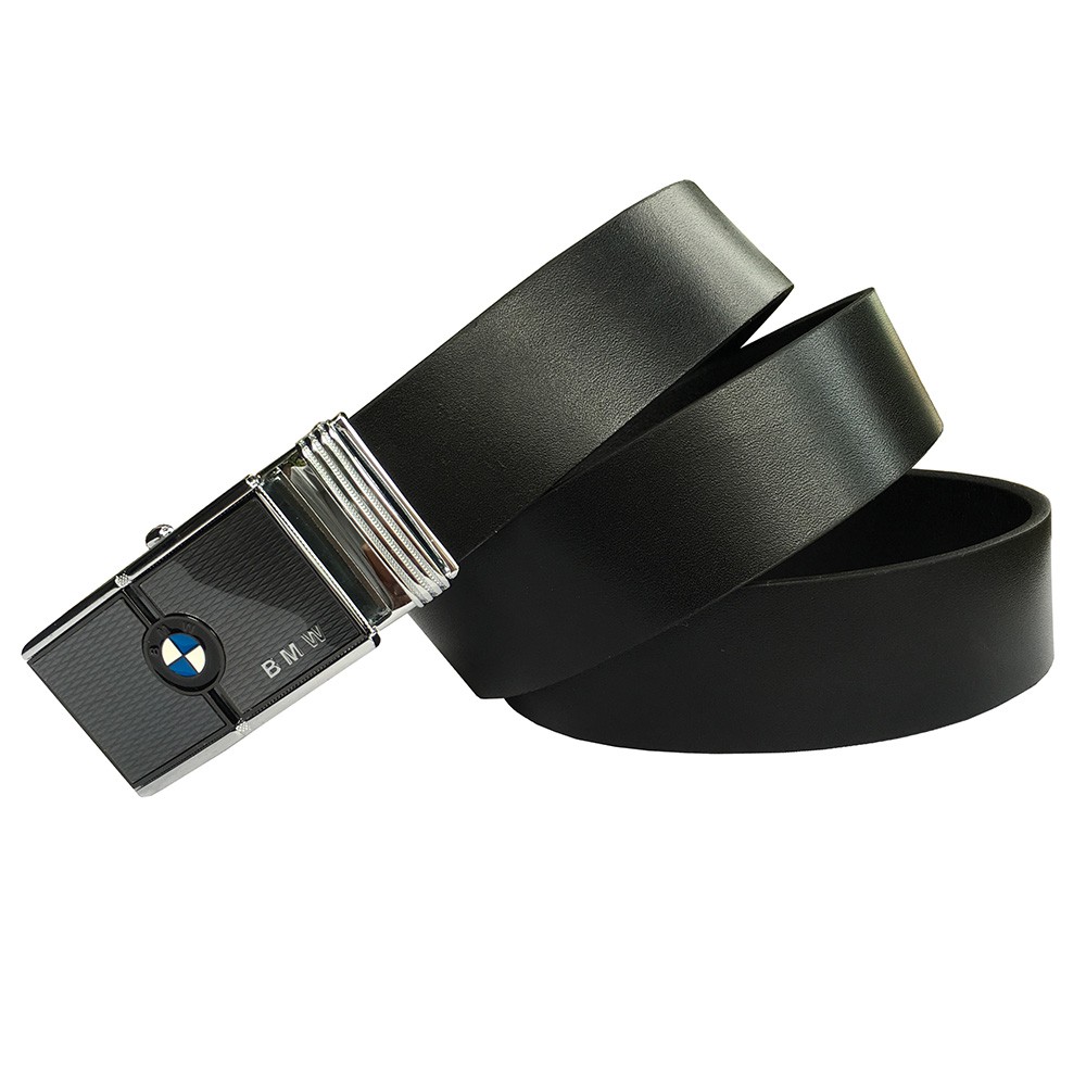 Dây Nịt Nam/Thắt Lưng Nam Da Bò Đầu Khóa Logo Siêu Xe Cao Cấp DLKTCCBMW-01