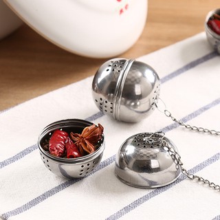 Dụng cụ lọc trà hình cầu làm bằng Inox