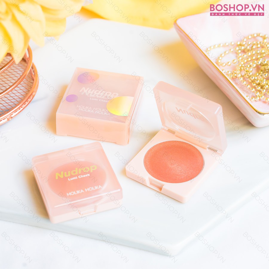 PHẤN MÁ HỒNG HOLIKA HOLIKA NUDROP LUMI CHEEK CHÍNH HÃNG - 4967